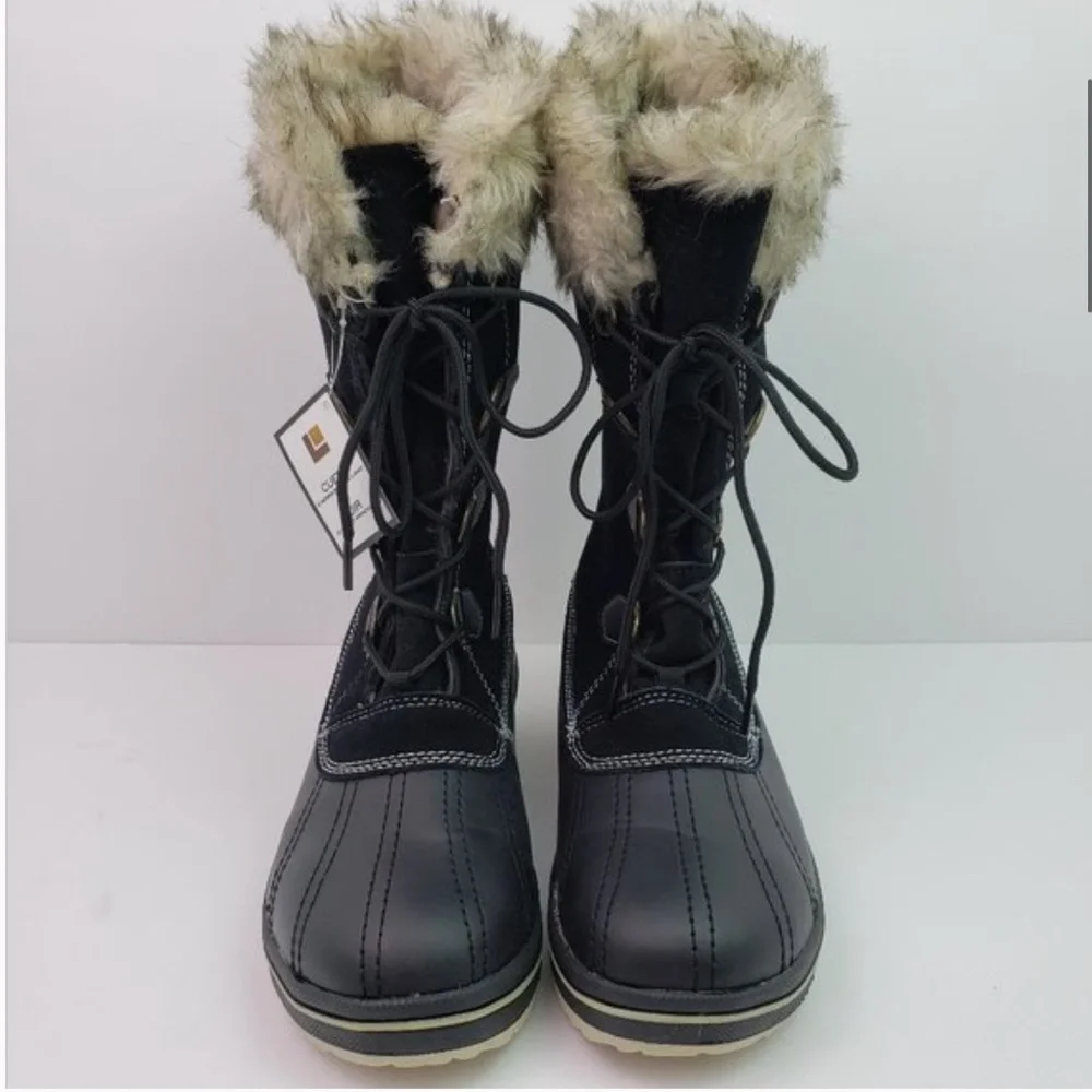 New Rugged Outback Winter Boots Leather Faux Fur
